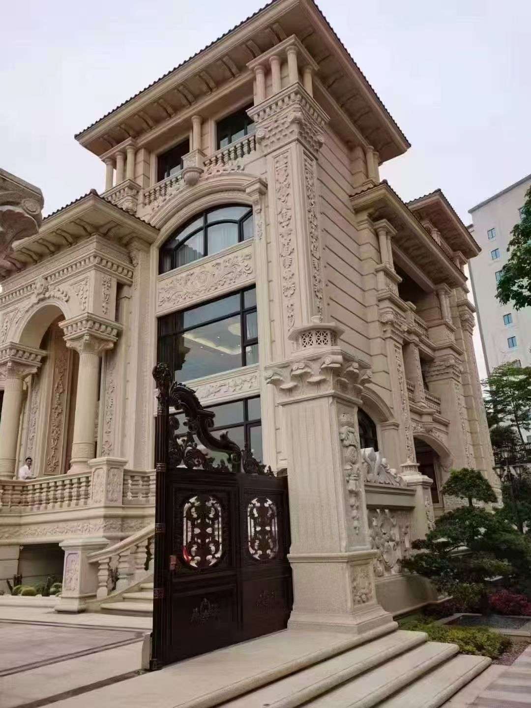 防城港黄金麻别墅外墙异形定制