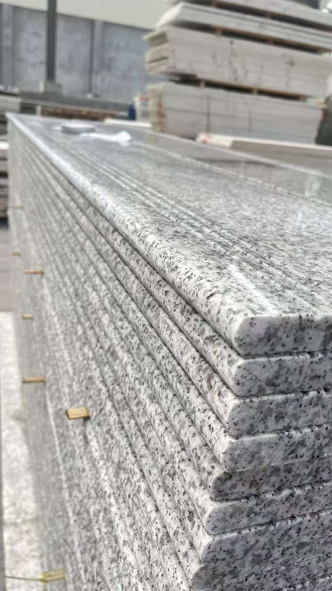 防城港芝麻白楼梯踏步 花岗岩楼梯板材