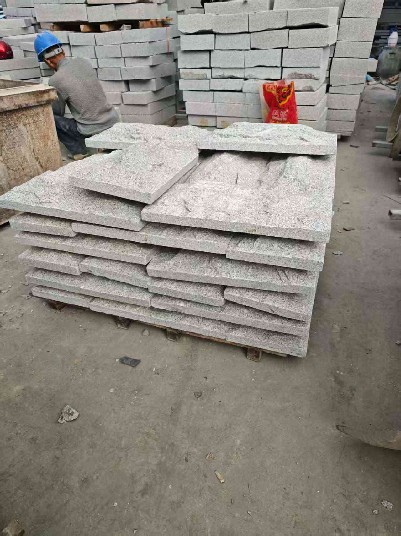 防城港芝麻白蘑菇石，自然面