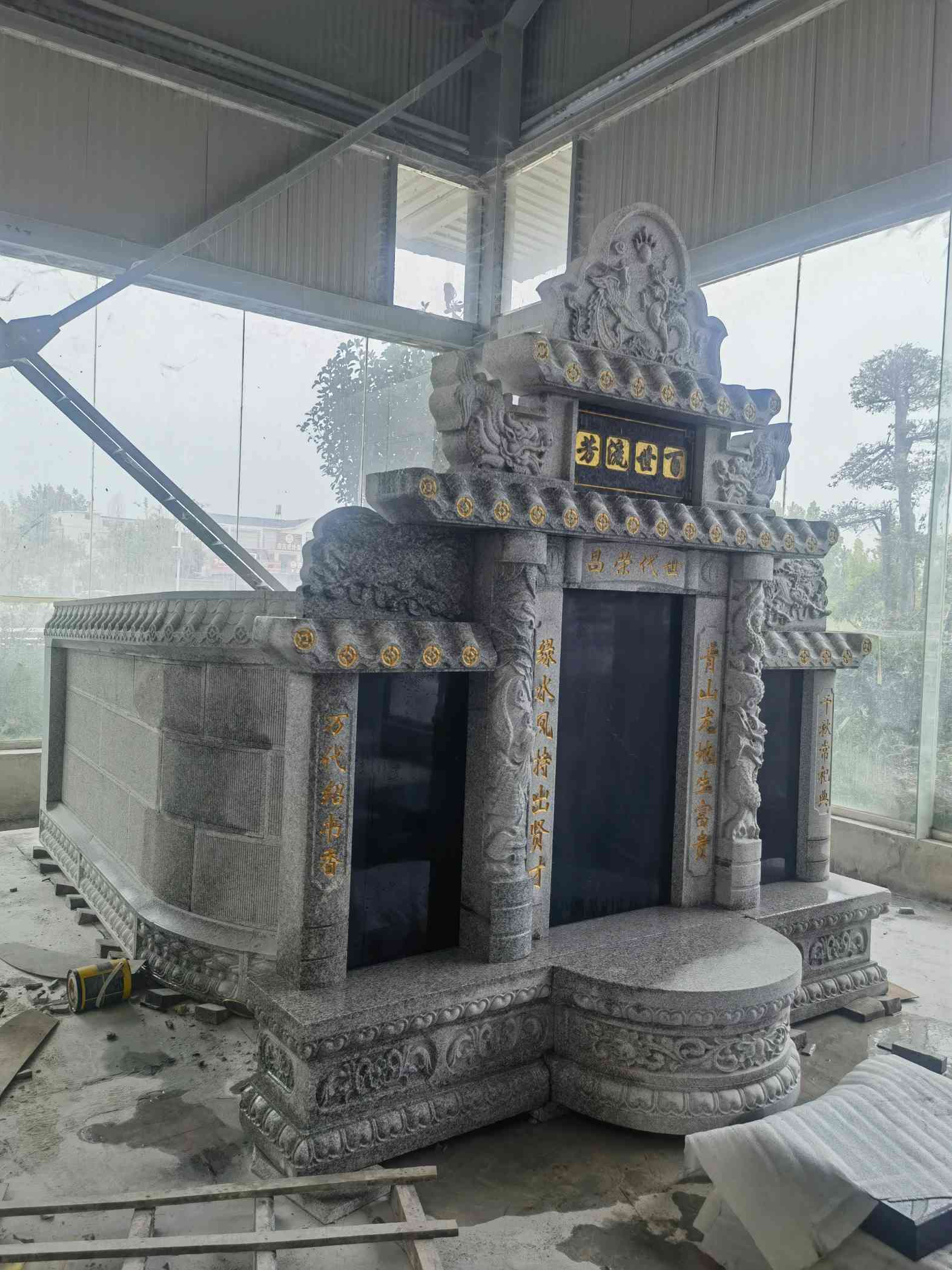 防城港套墓 墓碑 围坟石 异形定制